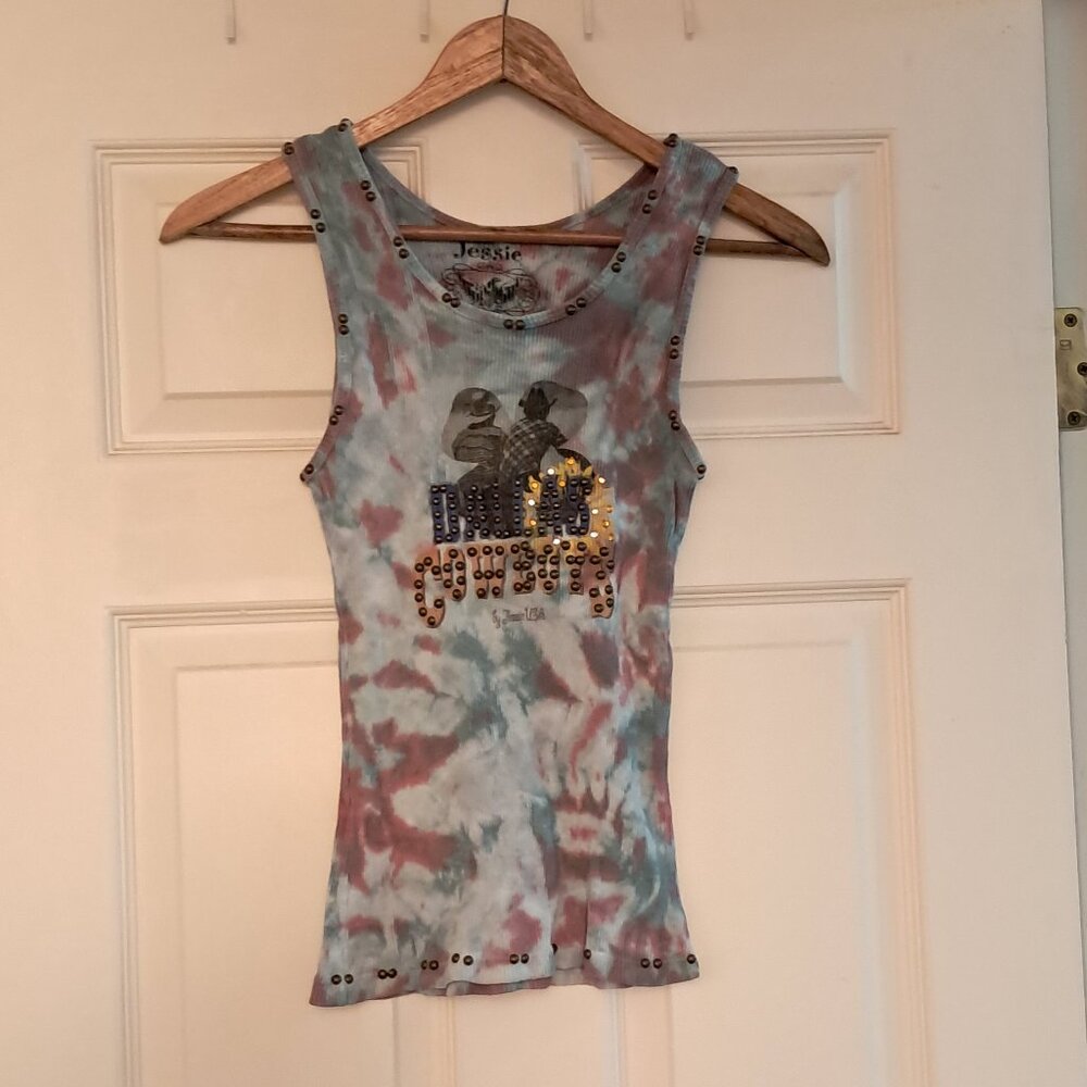 Vintage Jessie USA Dallas cowboys beaded tank Size Small
